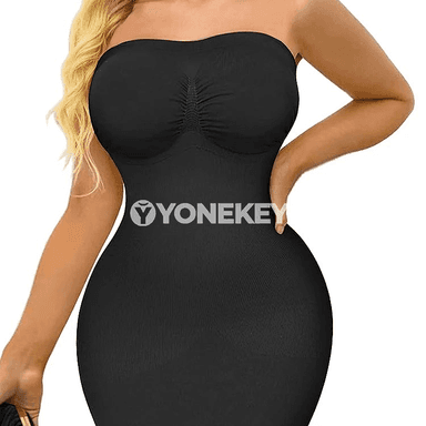 Aýallar üçin strapsyz şekil beriji full slip, köýnek asty içki eşik