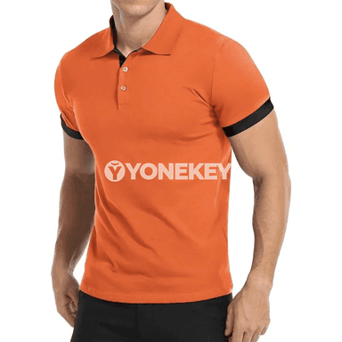 Erkekler üçin ýeňil polo köýnek, ýaz-tomus üçin dem alýan gündelik model