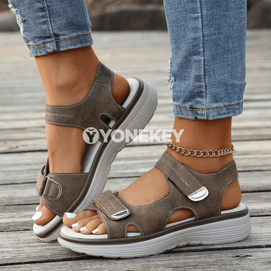Zenanlar üçin moda platformaly tomus sandallary