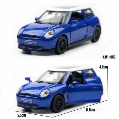 Mini Cooper S 1:34 metal model awtoulag, çekilýän oýnawaç