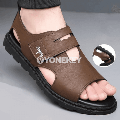 Erkekler üçin roman sandal, ýumşak tabanly, gündelik we rahat