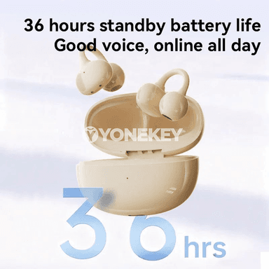 Bluetooth gulak dakylyp geýilýän sport nauşnikler, mikrofonly, 18 sagat batareýa