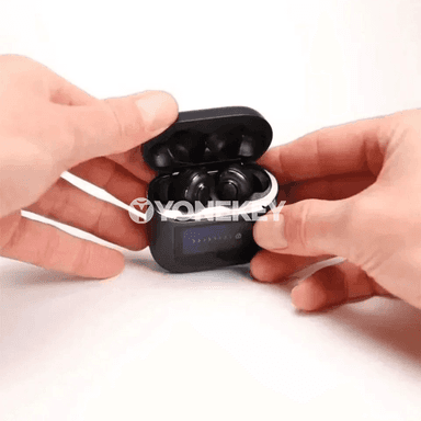 Original TWS Bluetooth simsiz nauşnikler, LED displeýli