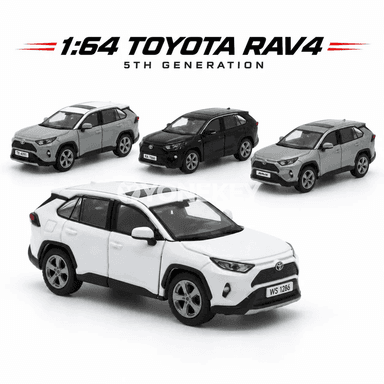 1:64 Toyota RAV4 metal SUV mini awtoulag modeli