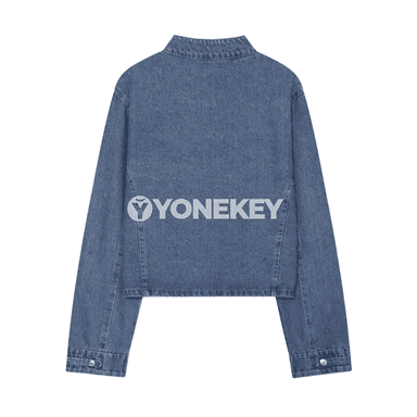 Zenanlar üçin gysga denim penjek, vintage stil