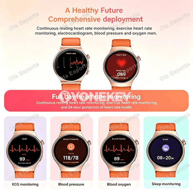 1.52'' AMOLED ekranly, Bluetooth jaňly akylly erkekler sagady