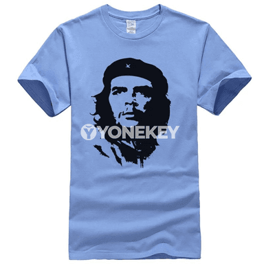 CHE GUEVARA erkekler üçin tomuslaýyn çaply 100% pagta futbolka