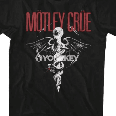 Motley Crue Dr. Feelgood erkekler üçin ýazky pagtaly futbolka