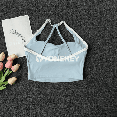 Aýallar üçin sport yoga bra, arka gözellik dizaýnly