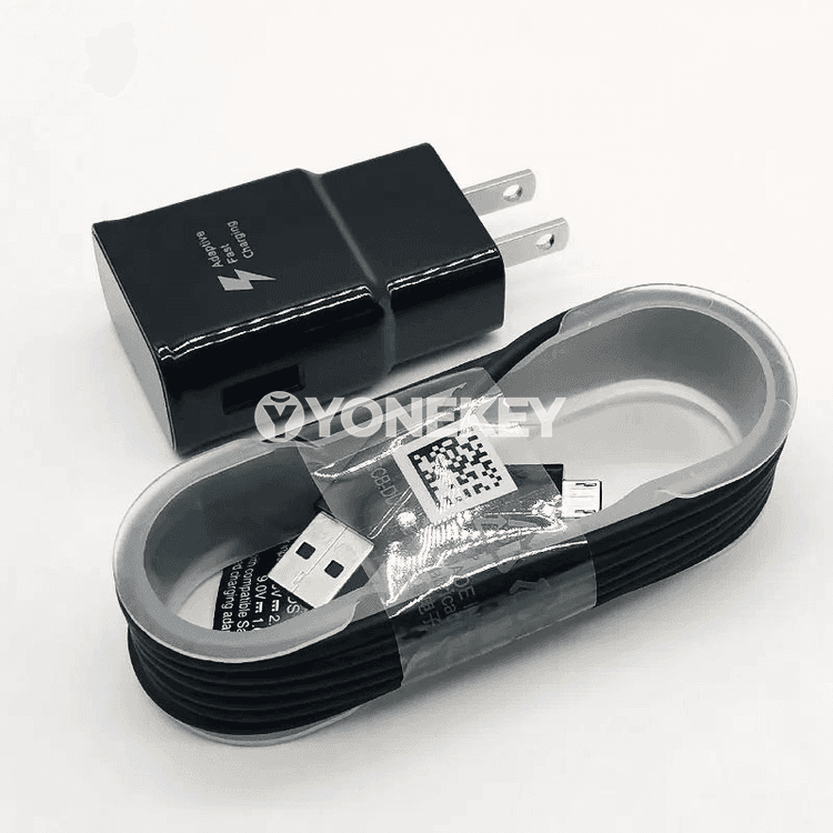 Samsung 15W çalt güýçlendiriji US wilkaly, kabel bilen