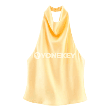 Zenanlar üçin atlas boýunly ýeňsiz halter top