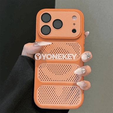 iPhone üçin mat ýylylyk paýlaýan magnitli gorag gaby