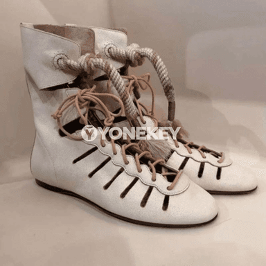 Zenanlar üçin moda Roman lyçakly beýgeldilen tomus ädikler