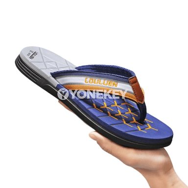 Erkekler üçin tomuslyk flip-flop şypbyklary, çykalga üçin rahat model