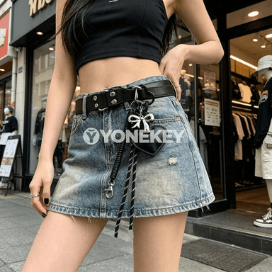 Telefon üçin ýürek görnüşli bezeg asma zynjyry