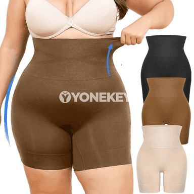 Zenanlar üçin ýokary belli beden şekillendiriji içki balak, plus size
