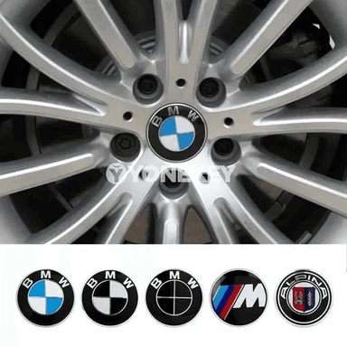 BMW üçin 56/60 mm suw geçirmeýän tigir merkezi nyşan stikeri