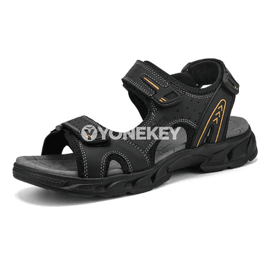 Erkekler üçin hakyky deri ýeňil plýaž sandalylary
