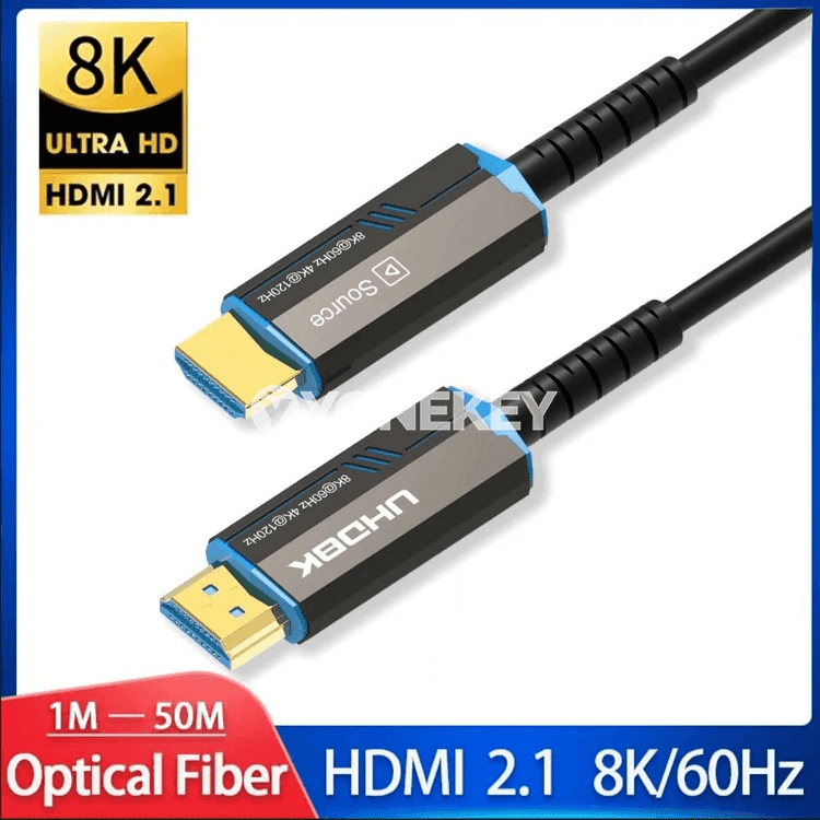 HDMI 2.1 optiki kabel 8K, 5–30 m, 48 Gbps