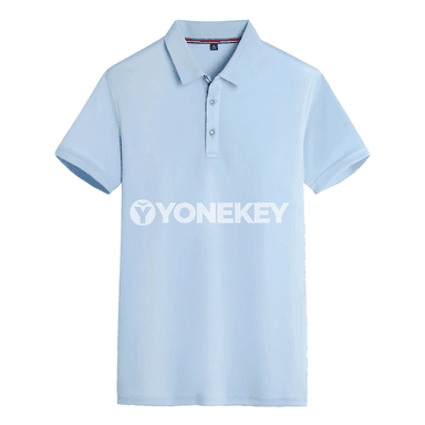 Erkekler üçin ýazky polo futbolka, gysga ýeňli, uly ölçegler
