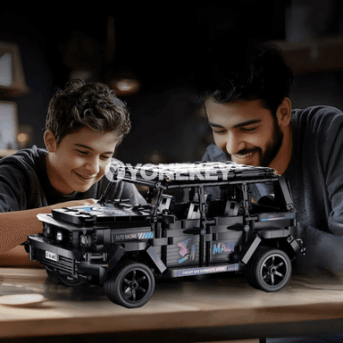 DIY gurluşyk blokly sport awtoulagy 1:14, RC model oýunjak