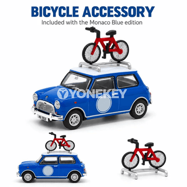 Austin MINI Cooper MK1 1:64 klassyk metal model awtoulag