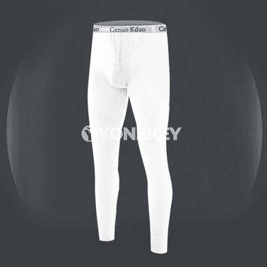 Erkekleriň ýyly içki balagy, inçe fleece, elastik, gyş üçin