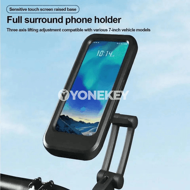 Welosiped we motosikl üçin 360° aýlanýan telefon saklaýjy