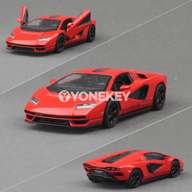 1:38 Lamborghini Countach model awtoulag, KiNSMART, kolleksiýa üçin