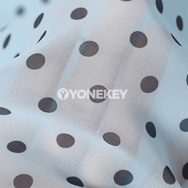 Zenanlar üçin polka nokatly elegan bluzka, ýazky ýeňli stil