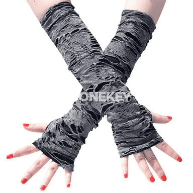 Gara we ak açyk barmaksyz moda ellikler, gotik stil