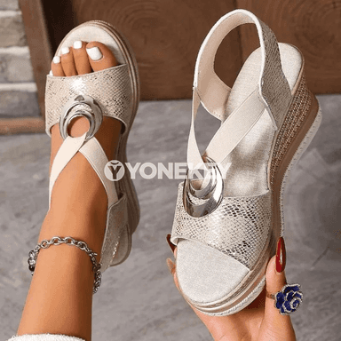 Aýallar üçin tomus platformaly köwüşler, döwrebap sandal, 36-42 ölçeg