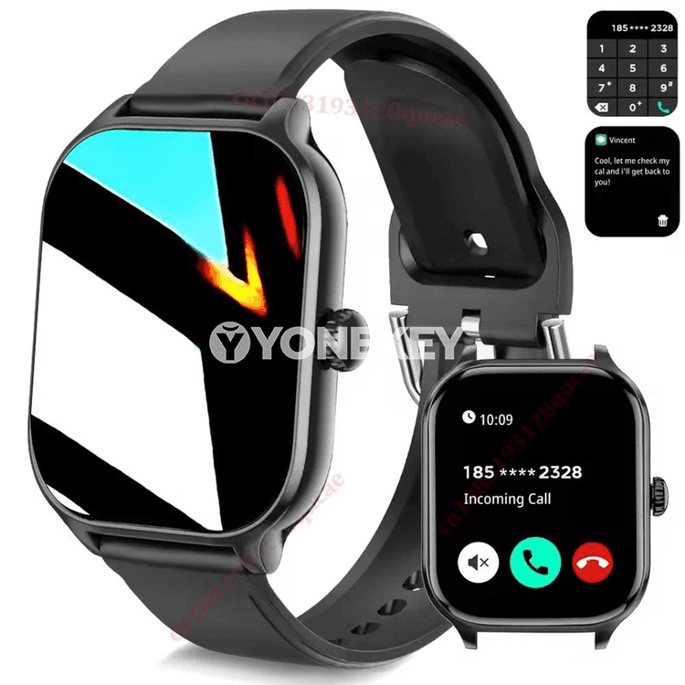 2.01 dýum ekranly akylly sagat, Bluetooth arkaly jaň we sport funksiýaly