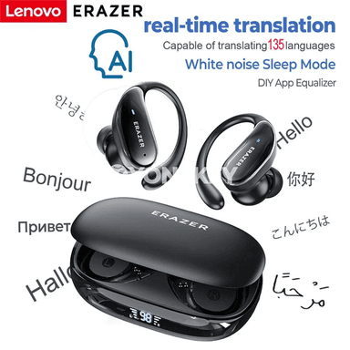 Erazer XT80 simsiz Bluetooth nauşnikler, suw geçirmeýän sport görnüşi