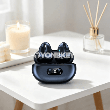 Bluetooth 5.3 simsiz gulaklyklar, sensorly, mikrofonly, sport üçin