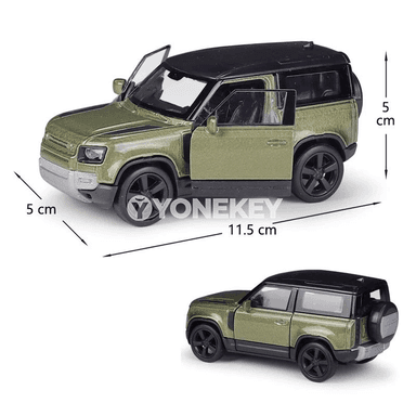 Land Rover Defender 1:36 metal model awtoulag çagalar üçin