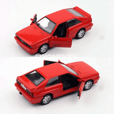Audi Quattro metal model awtoulag oýunjak, 1:36, gapysy açylýan