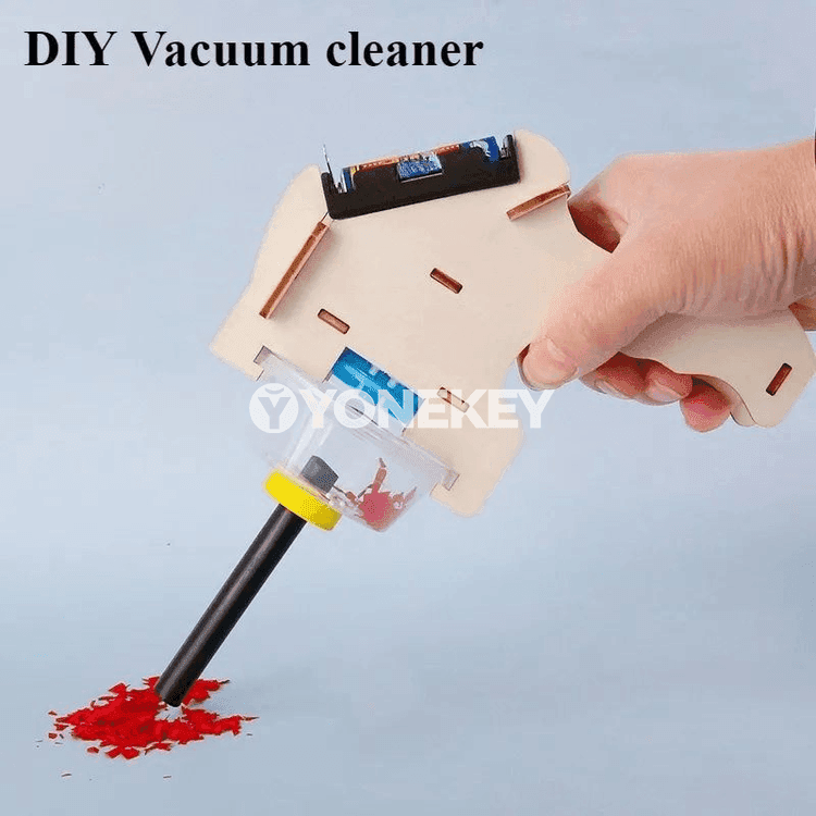 Çagalar üçin DIY elektrik vakuum arassalaýjy gurluşyk modeli