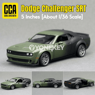 Dodge Challenger SRT Jailbreak metal model awtoulag, 1:36
