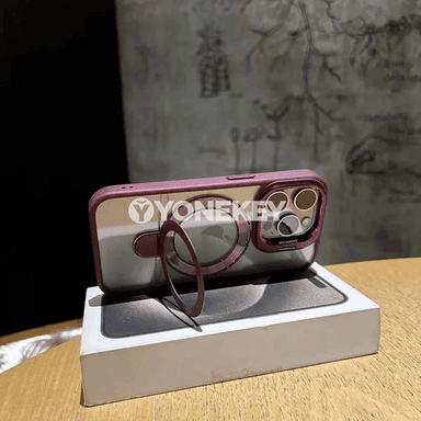 iPhone üçin Magsafe açyk telefon gaby, tekiz durujyly zarba goraýjy model