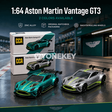 Aston Martin Vantage GT3 1:64 metal model awtoulag, sowgatlyk