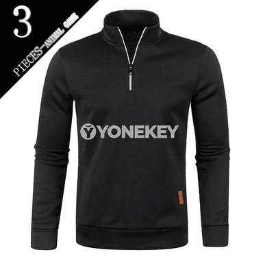 Erkekler üçin ýeňil zipli sport sweatshirt, ýaz- güýz üçin