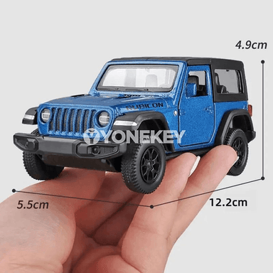 Jeep Wrangler Rubicon 1:36 metal model awtoulag, pull-back