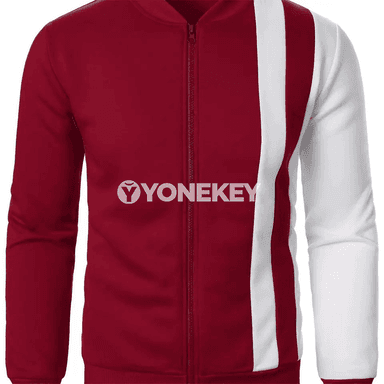 Erkekler üçin döwrebap ziperli sport penjek, ýeňli gündelik blazer