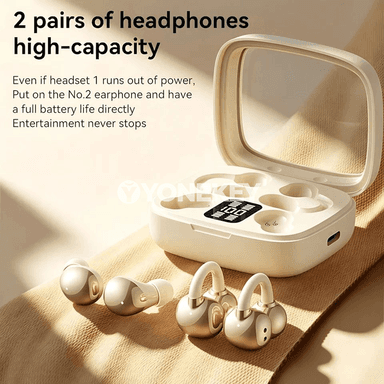 OWS simsiz Bluetooth gulakçepe nauşnikler, sport we ukma üçin