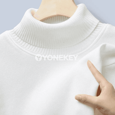 Erkekler üçin ýyly turtlenek sviter, ýumşak fleesli, rahat kesim