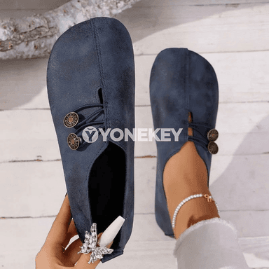 Aýallar üçin ýeňil, süýşmeýän, dem alýan loafers — tomus köwüşleri