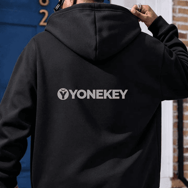 Erkekler üçin ýyly kapýuşonly zipli hudi, içi fleece