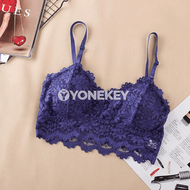 Aýallara niýetlenen dantelli, simsiz push-up bra