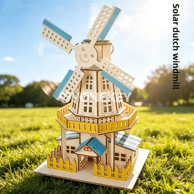 Çagalar üçin gün we ýel degirmeni öý modeli DIY